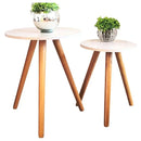 Conjunto de Mesas Laterais Nórdico - Duo Elegance