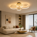 Lustre LED Olympic Rings - 5 Anéis Dourados